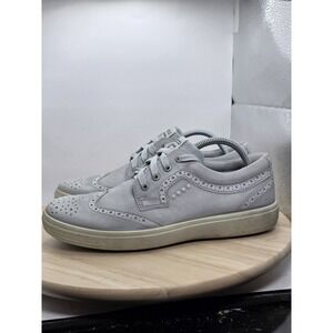 Mens Size 8-8.5 Eur 42-ECCO Wingtip Casual Hybrid Golf Shoe 1520140137 Concrete